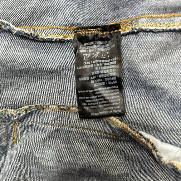 NWOT SOUTHPOLE Distressed Blue Denim Jacket - Picture 7 of 11